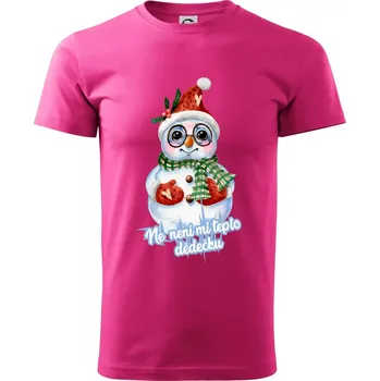 Ne, není mi teplo dědečku - Klasické pánské triko vyšší gramáže - XS ( Purpurová )