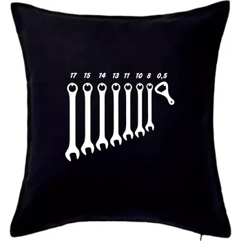 Polštář Opravář piva - Polštář 50x50 - 50x50 - Pouze potah ( Černá )