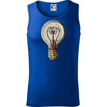 Retro žárovka - Tílko pánské Core - M ( Královská modrá )