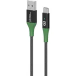 MicroConnect Smart Charge USB-A to USB-C Cable 1m Black/Green MC-SMART USB-A-C-01 1641321