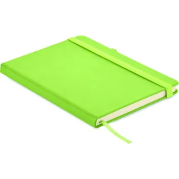 Blok Recyklovaný zápisník A5 Arpu - Limetková, Firemní dárkové předměty s vlastním potiskem