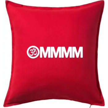 Polštář Yoga mmm - Polštář 50x50 - 50x50 - Pouze potah ( Červená )