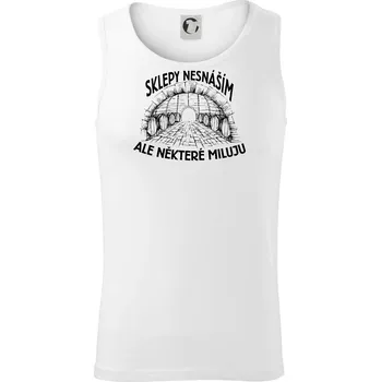 Nesnáším sklepy - Tílko pánské Core - 2XL ( Bílá )