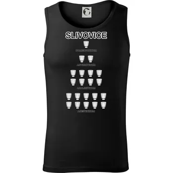 Pánské termoprádlo Slivovice počítání (Hana-creative) - Tílko pánské Core - 2XL ( Černá )