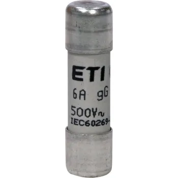 Autopojistky ETI POJISTKA CH10 GG 6A/500V VÁLCOVÁ 002651015