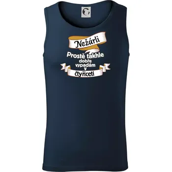 Nežárli pro pány 40 - Tílko pánské Core - S ( Námořní modrá (velmi tmavá - téměř černá) )