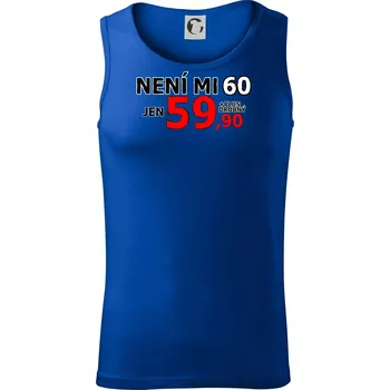 Není mi 60 - Tílko pánské Core - S ( Královská modrá )