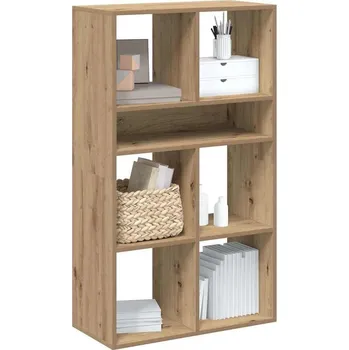 Knihovna vidaXL Knihovna 66x31x112 cm kompozitní dřevo [860303] Barva: dub artisan