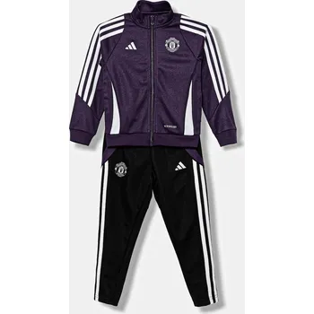 Dětská tepláková souprava adidas Performance Manchester United JN9683 fialová 49X, vel. 92