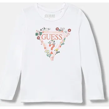 Chlapecké oblečení Dětské tričko s dlouhým rukávem Guess K5YI16.K6YW4.9BYA bílá 00X, vel. 88-96