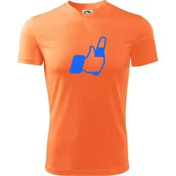 Chlapecké tričko FCB pivo - Dětské triko sportovní (dresovina) - 122 cm/6 let ( Neon mandarine )