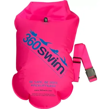 Plovací deska Bójka se suchým vakem ultra, 360SWIM M růžová