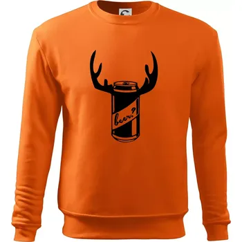 Pánská mikina Pivo plechovka - Mikina Essential pánská - M ( Oranžová )