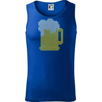 Pivo pixel - Tílko pánské Core - L ( Královská modrá )
