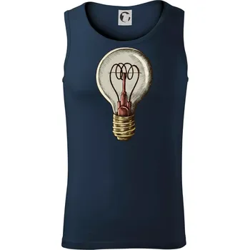 Retro žárovka - Tílko pánské Core - 2XL ( Námořní modrá (velmi tmavá - téměř černá) )