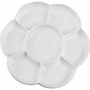 Paleta na barvy Malířská paleta květina 17 cm