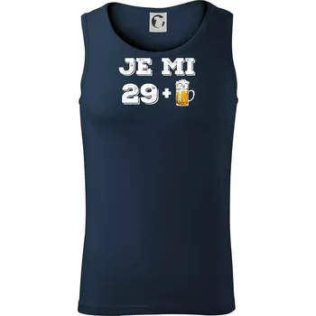 Je mi 30 pivo - Tílko pánské Core - S ( Námořní modrá (velmi tmavá - téměř černá) )