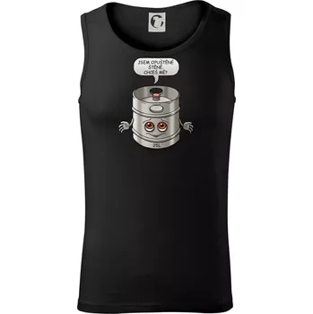 Opuštěné štěně - sud (Hana-creative) - Tílko pánské Core - M ( Černá )