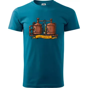 Pánská móda Nejlíp vařím já - Klasické pánské triko vyšší gramáže - XS ( Petrolejová )