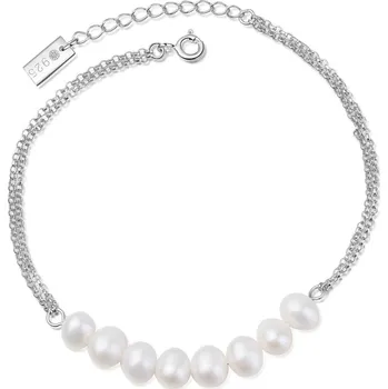 Náramek Ailoria - MAKANI Náramek stříbrný/bílá perla Náramky dámské