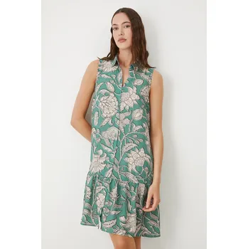 Dámské šaty Šaty Medicine tyrkysová barva, midi, oversize RW25.SUD011 65A, vel. XL