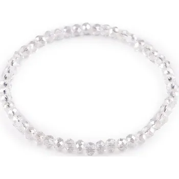Náramek Náramek pružný z broušených korálků - 5 crystal