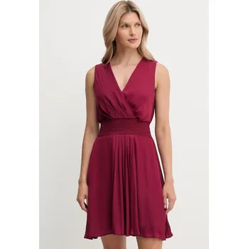 Dámské šaty Šaty Morgan vínová barva, mini, RANAKA 83X, vel. 40