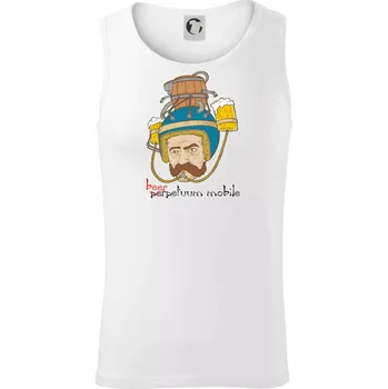 Beerpetuum mobile - Tílko pánské Core - L ( Bílá )