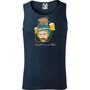 Beerpetuum mobile - Tílko pánské Core - M ( Námořní modrá (velmi tmavá - téměř černá) )