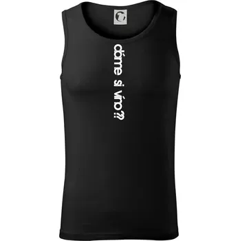 Dáme si víno? - Tílko pánské Core - 2XL ( Černá )