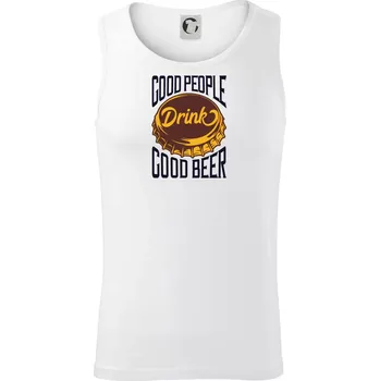 Good People Drink good Beer - Tílko pánské Core - 2XL ( Bílá )