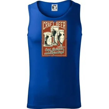 Craft beer - Tílko pánské Core - S ( Královská modrá )