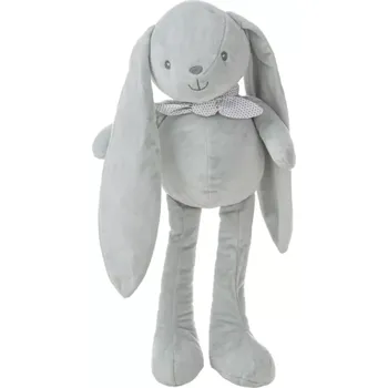 plyšák Šedý zajíček s mašlí od firmy Llopis (Conejito orejas gris 30 cm)