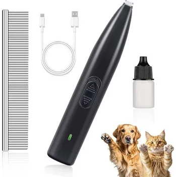 Strojek na vlasy YeahBoom Zastřihovač tlapek pro psy Černá