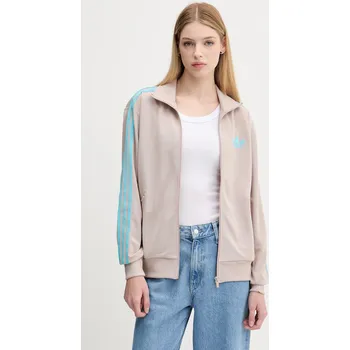 Dámská mikina Mikina adidas Originals Firebird JX7864 hnědá 84X, vel. XXS