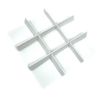 Krabice na pečivo Mřížka do krabičky bílá 21x2x21 cm ( 9 políček )