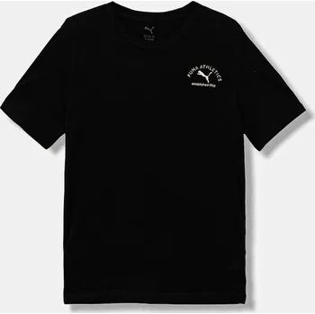 Dětské bavlněné tričko Puma PUMA CLASS Graphic Tee B černá barva, s potiskem, 688850 99X, vel. 128