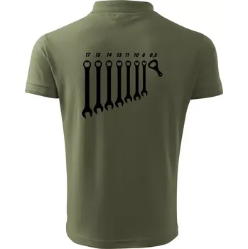 Pánská košile Opravář piva - Polokošile pánská Pique Polo 203 - S ( Khaki )