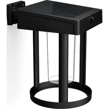 Venkovní osvětlení Philips Camil UltraEfficient solární venkovní nástěnné LED svítidlo 1,4W 250lm 3000K IP44, černé