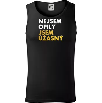 Nejsem opilý jsem úžasný - Tílko pánské Core - L ( Černá )