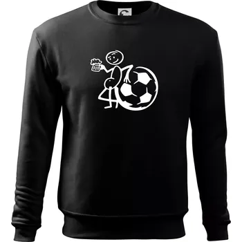 Pánská mikina Velký fotbalista - Mikina Essential pánská - XL ( Černá )