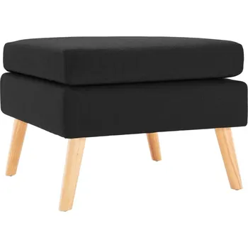 Taburet vidaXL Podnožka textil [288738] Barva: Černá