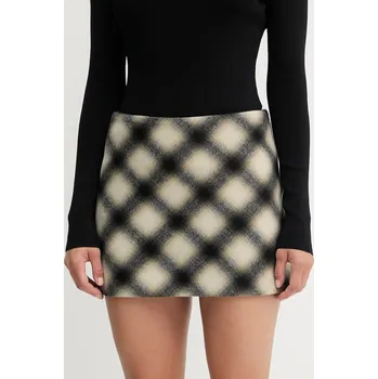 Dámská sukně Sukně s příměsí vlny Liu Jo béžová barva, mini, MF5194 T079A MF5194.T079A 12X, vel. 34