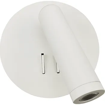 Nástěnné svítidlo ACA DECOR LED nástěnná lampička ZEUS 3W+4W/230V/3000K/280Lm/40°/IP20, bílá