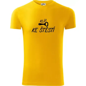Pánské oblečení Klíč ke štěstí otvírák - Viper FIT - Pánské zůžené tričko - 3XL ( Žlutá )