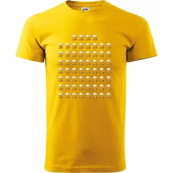 Pánské tričko Narozeniny - 60x pivo - Triko extra velké (5-8XL) - 8XL ( Žlutá )