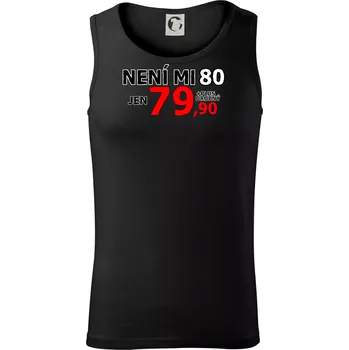 Není mi 80 - Tílko pánské Core - XL ( Černá )