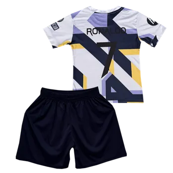 Numberoplus Dětský fotbalový dres Komplet Real Madrid FC Pre - Match Ronaldo Velikost: 7-let.(vel.116)