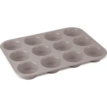 Nádoba na pečení Forma na muffiny s nepřilnavým povrchem 12 ks Taupe Collection BH-7947