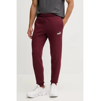 Tepláky Puma pánské, vínová barva, 682607 93X, vel. S